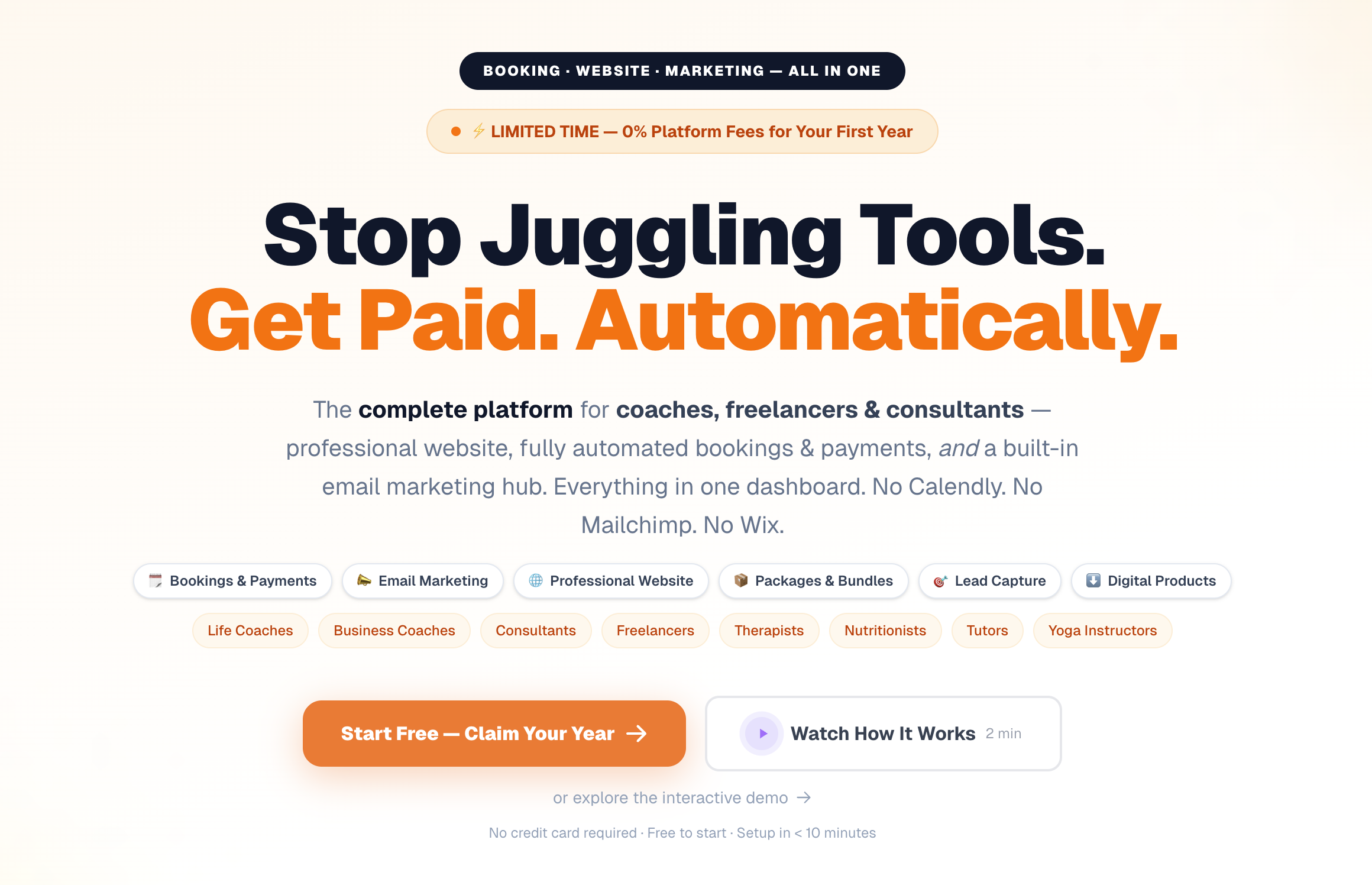 Shity Tools Swanky Tools™ — Booking, Website & AI Marketing for Coaches — Swanky Tools™